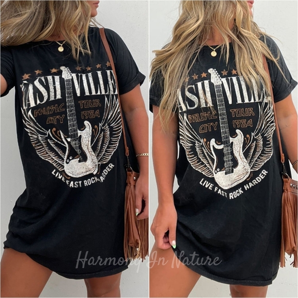 Wild & Free Nashville Tee Dress - Picture 2 of 7
